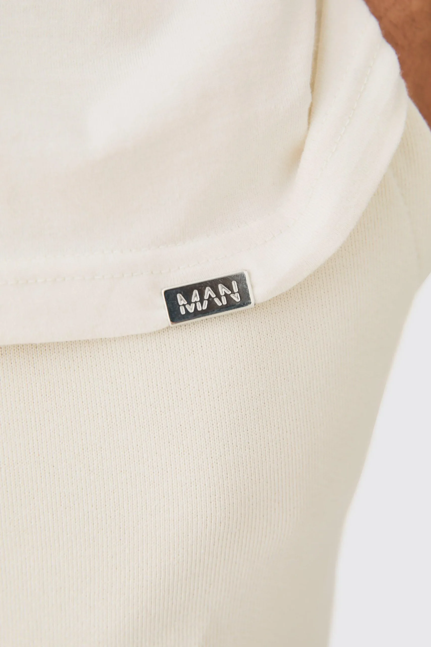 Oversized Extended Neck Heavyweight Tee And Jogger Set | BoohooMAN UK