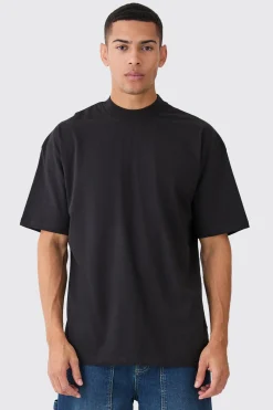 Oversized Extended Neck T-shirt | BoohooMAN UK