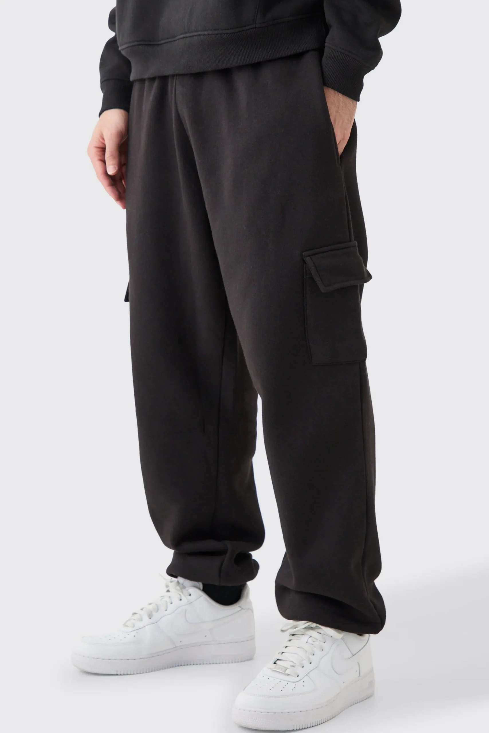 Oversized Fit Cargo Jogger | BoohooMAN UK