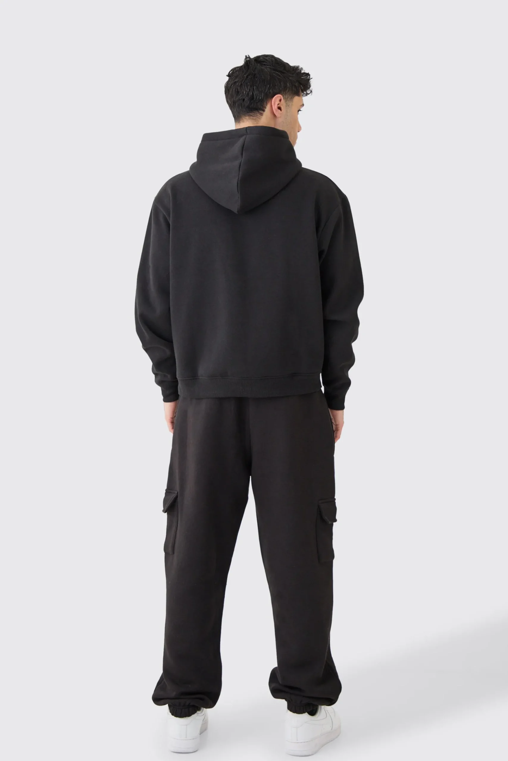 Oversized Fit Cargo Jogger | BoohooMAN UK