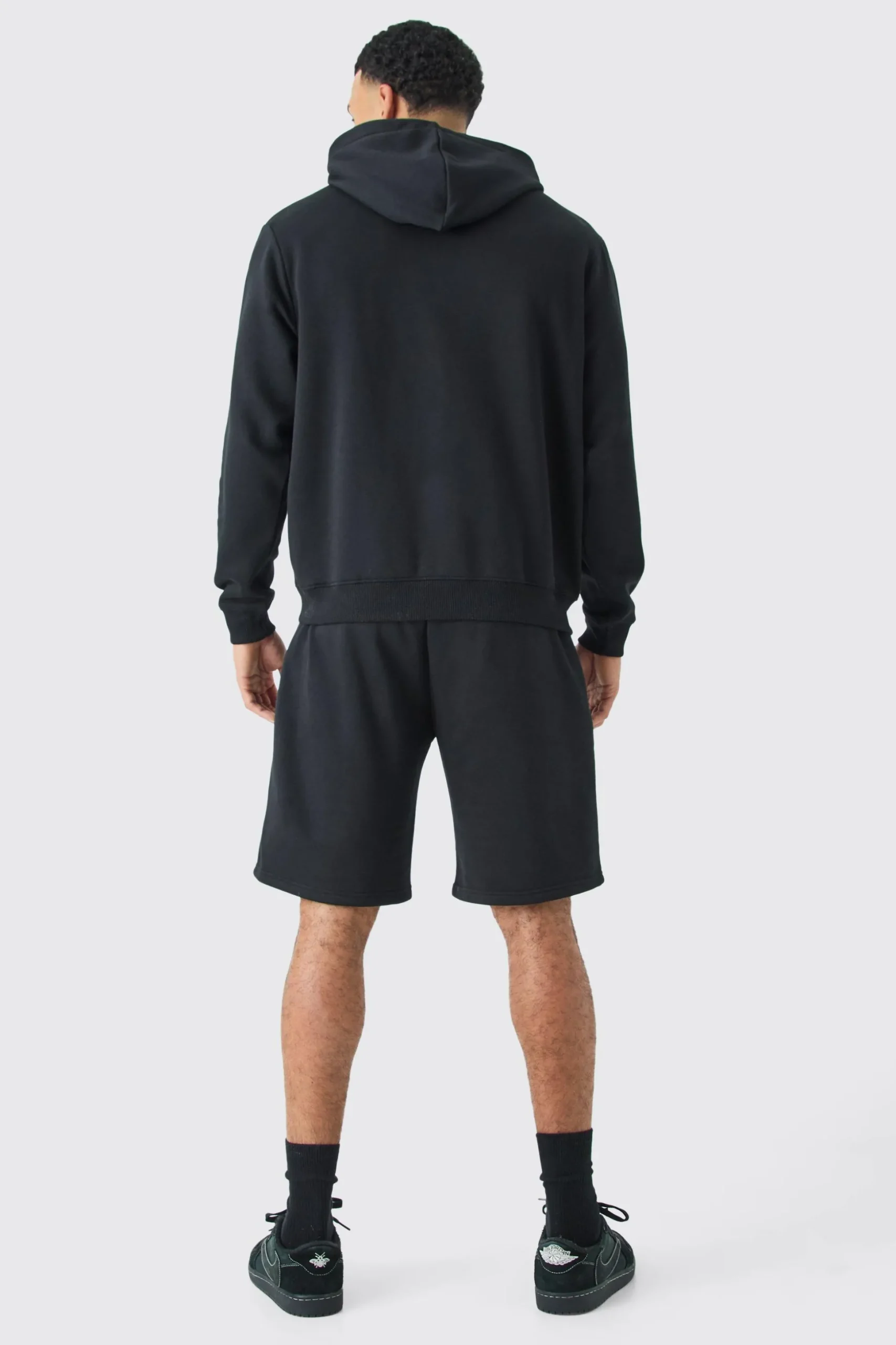 Oversized Fit Jersey Short | BoohooMAN UK
