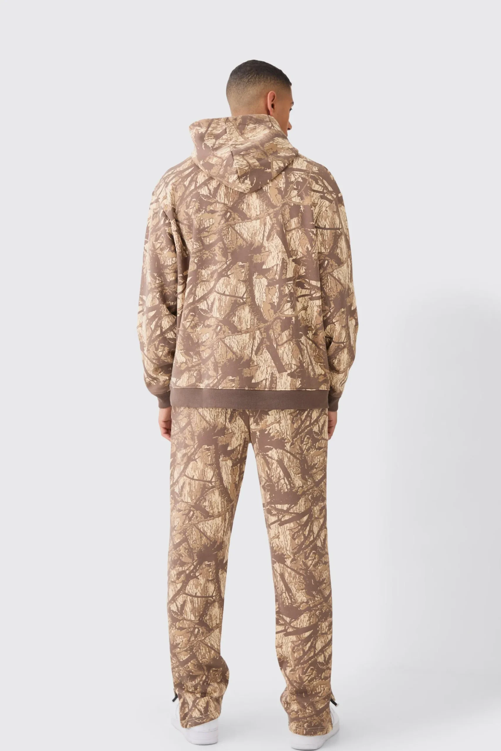 Oversized Forest Camo Hoodie | BoohooMAN UK