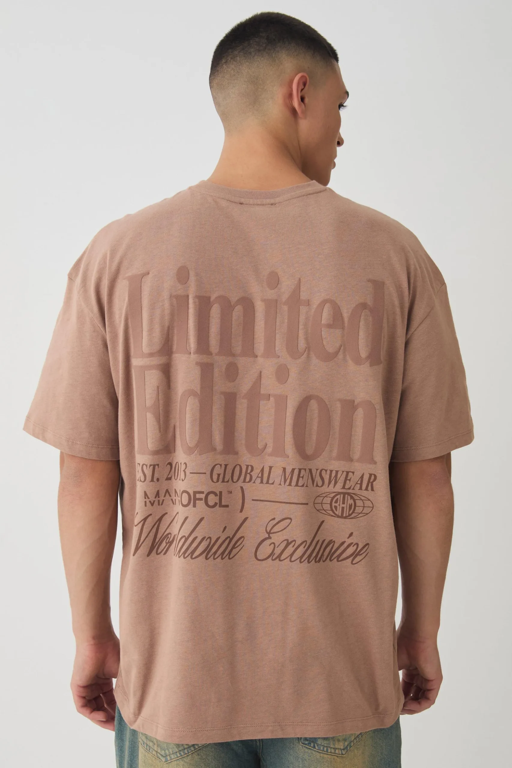 Oversized High Build Limited Edition T-Shirt | BoohooMAN UK