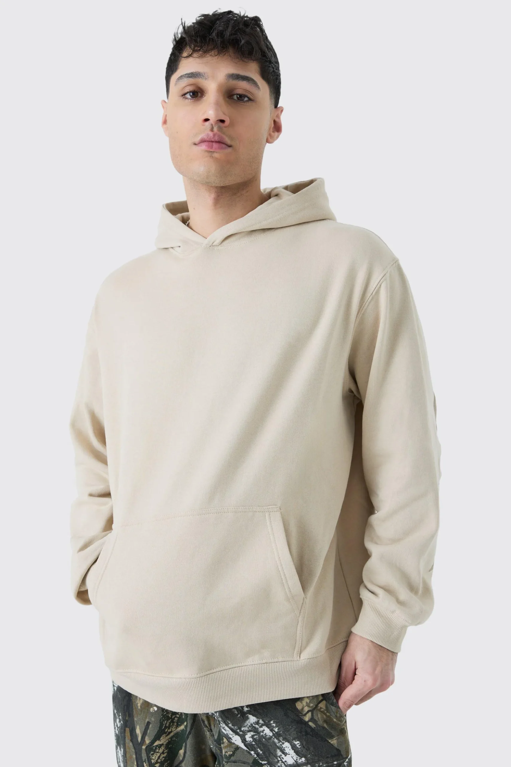 Oversized Homme Puff Print Hoodie | BoohooMAN UK