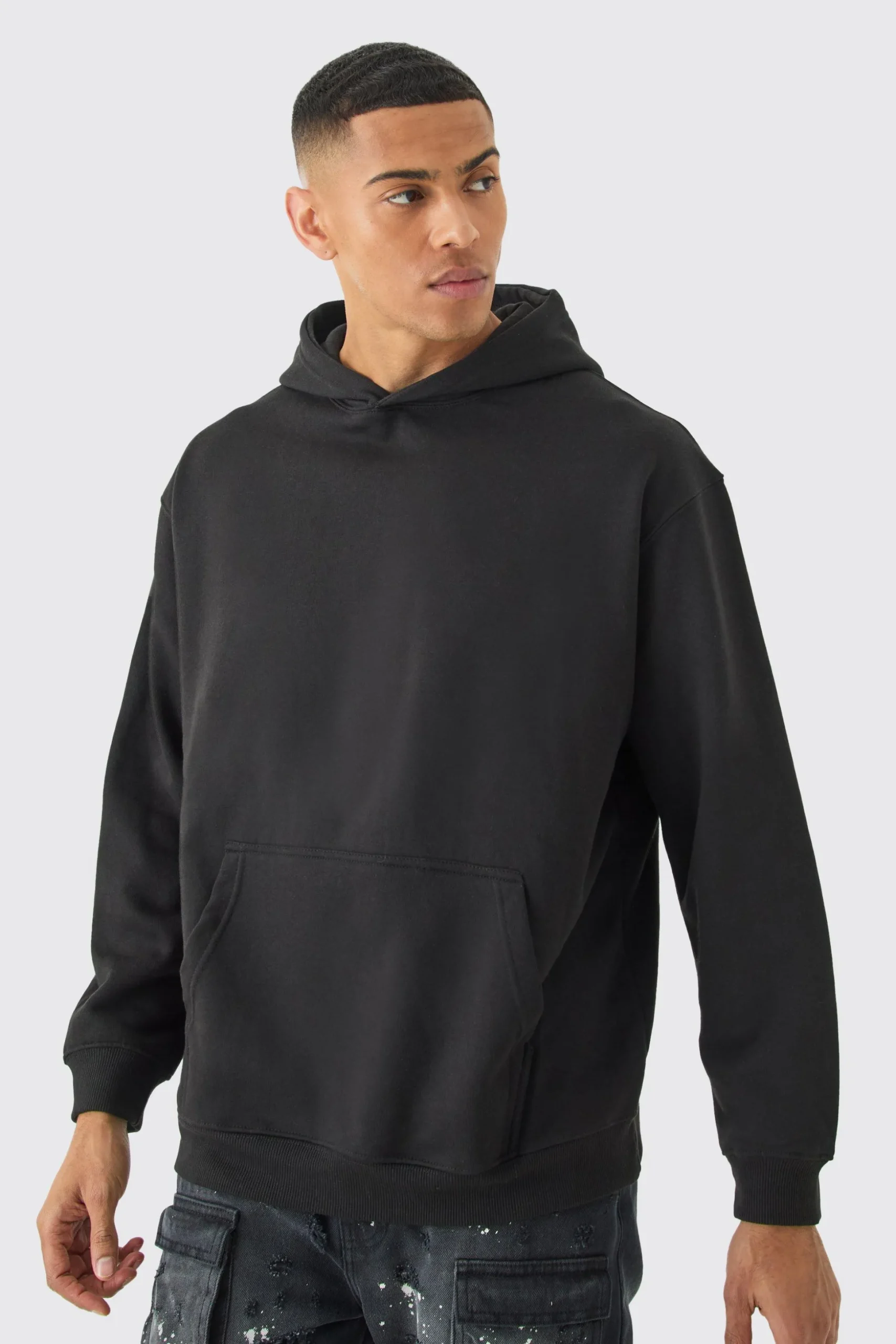 Oversized M Graphic Hoodie | BoohooMAN UK