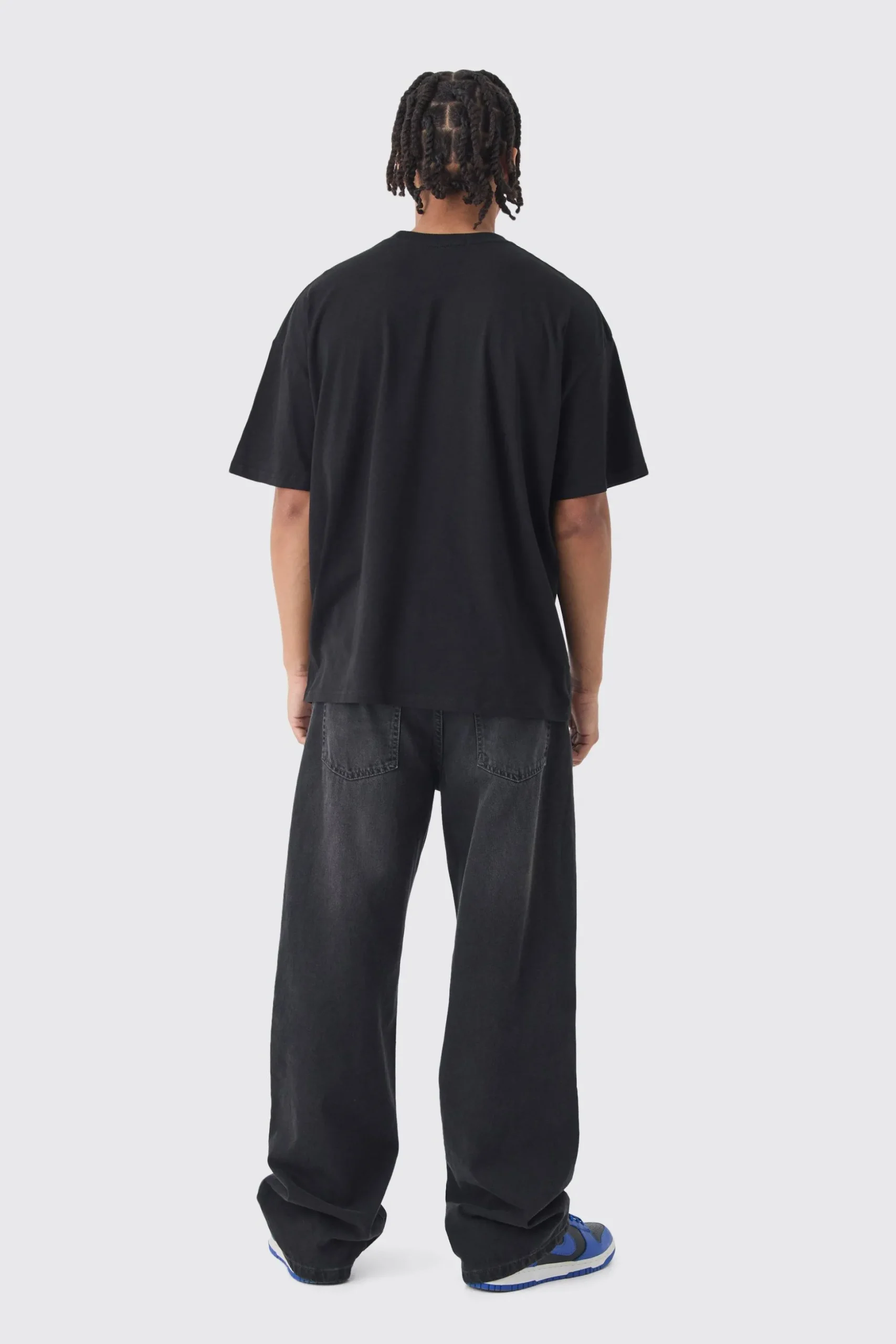 Oversized Official Split Print T-Shirt | BoohooMAN UK