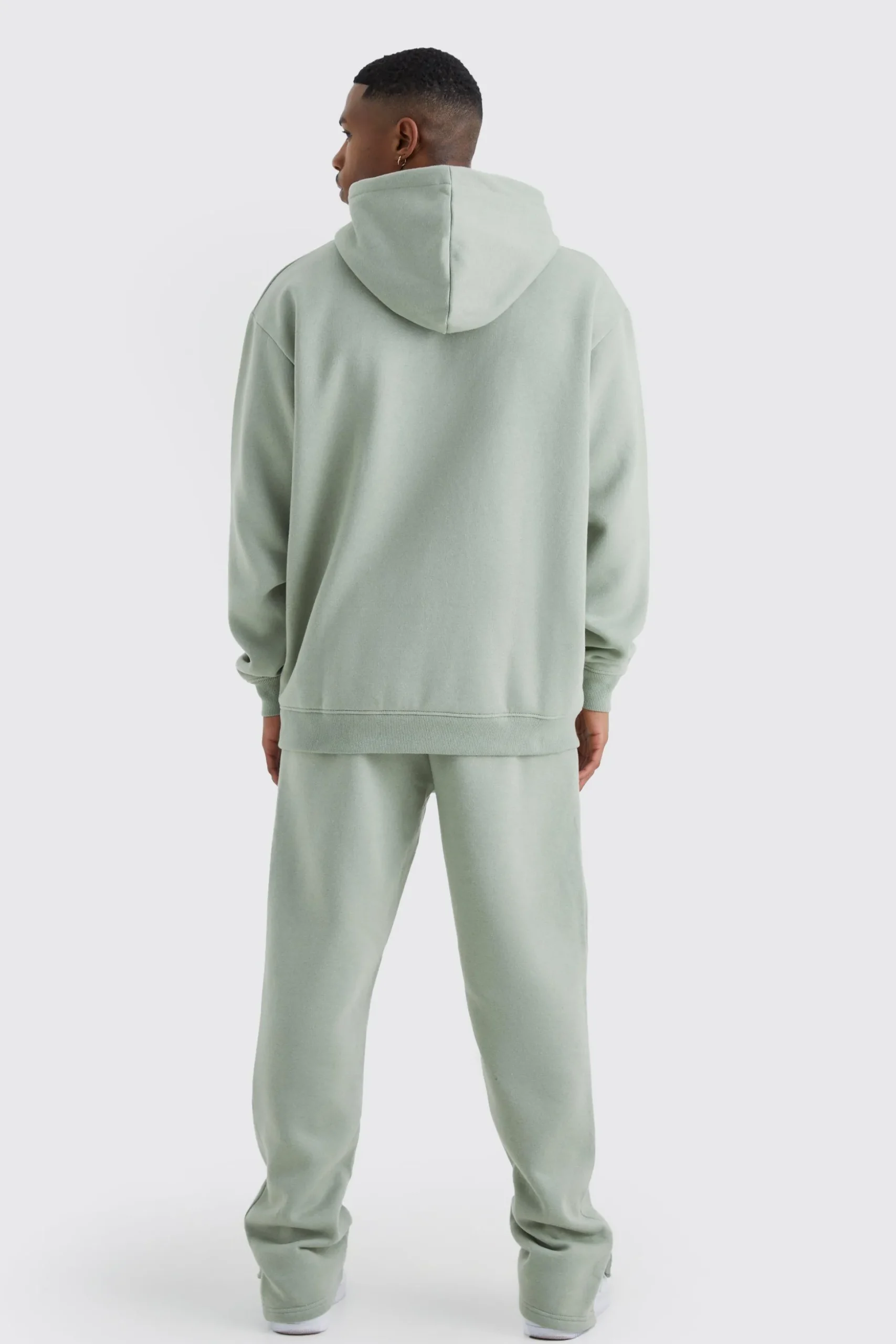 Oversized Official Spray Print Tracksuit | BoohooMAN UK