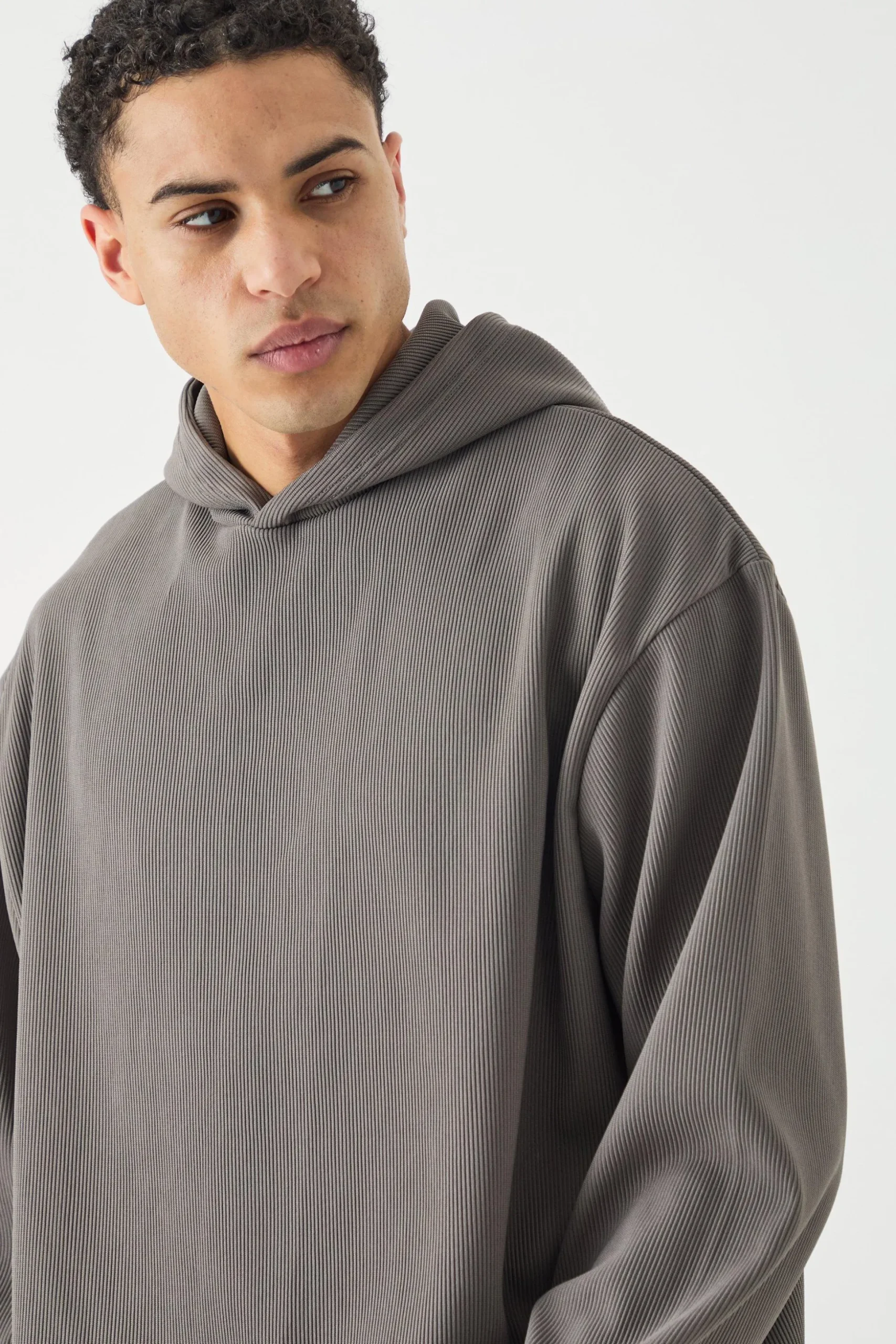 Oversized Ottoman Hoodie | BoohooMAN UK