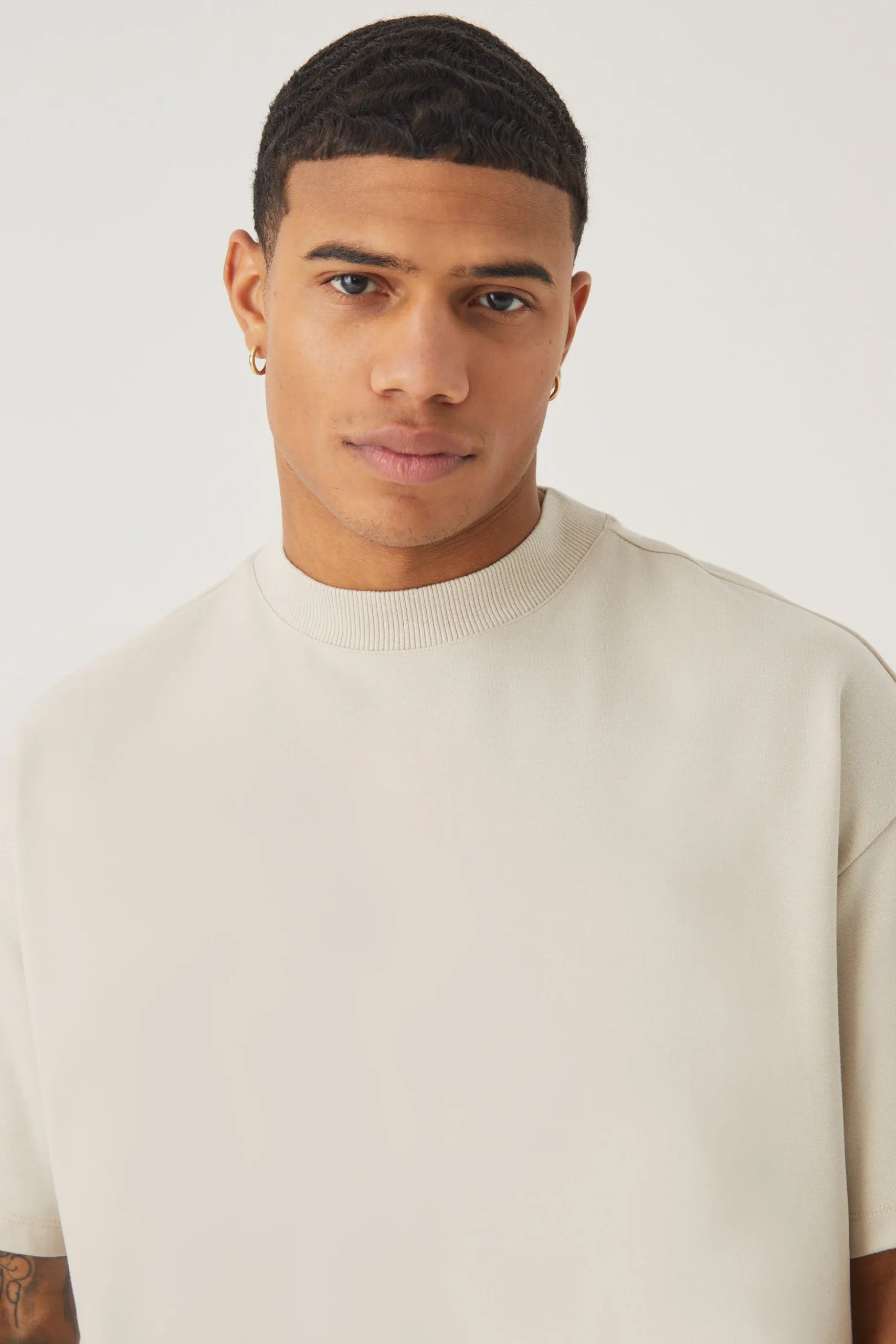 Oversized Premium Super Heavyweight T-shirt | BoohooMAN UK
