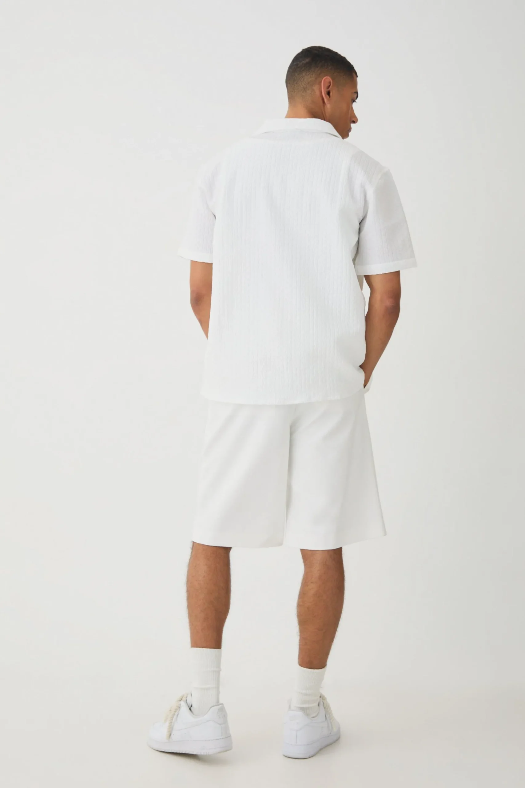 Oversized Revere Shirt | BoohooMAN UK