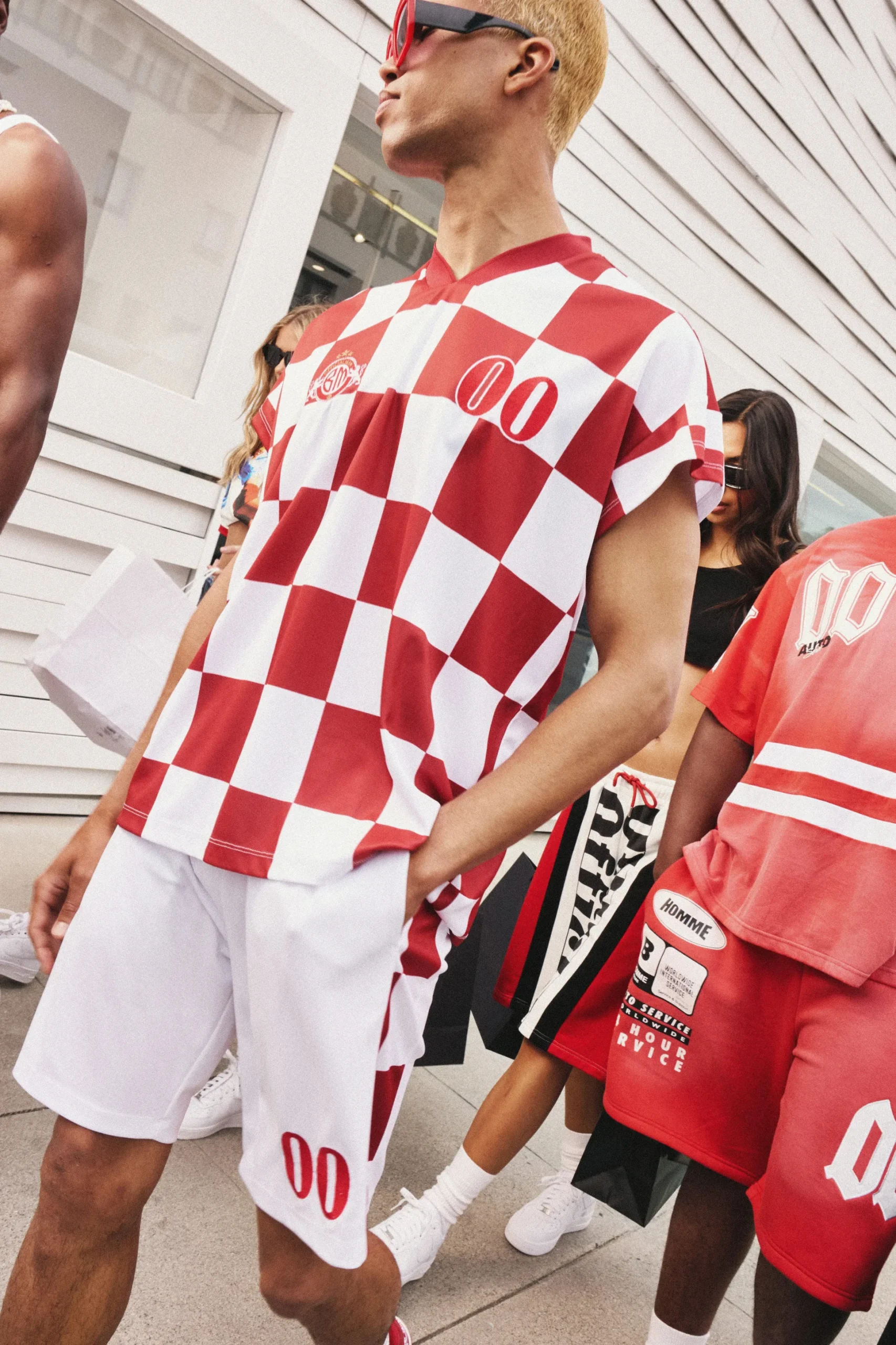 Oversized Rugby Dropped Shoulder T-shirt & Short Set | BoohooMAN UK