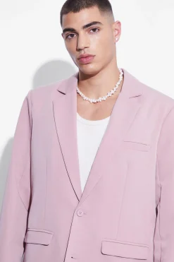 Oversized Single Breasted Suit | BoohooMAN UK