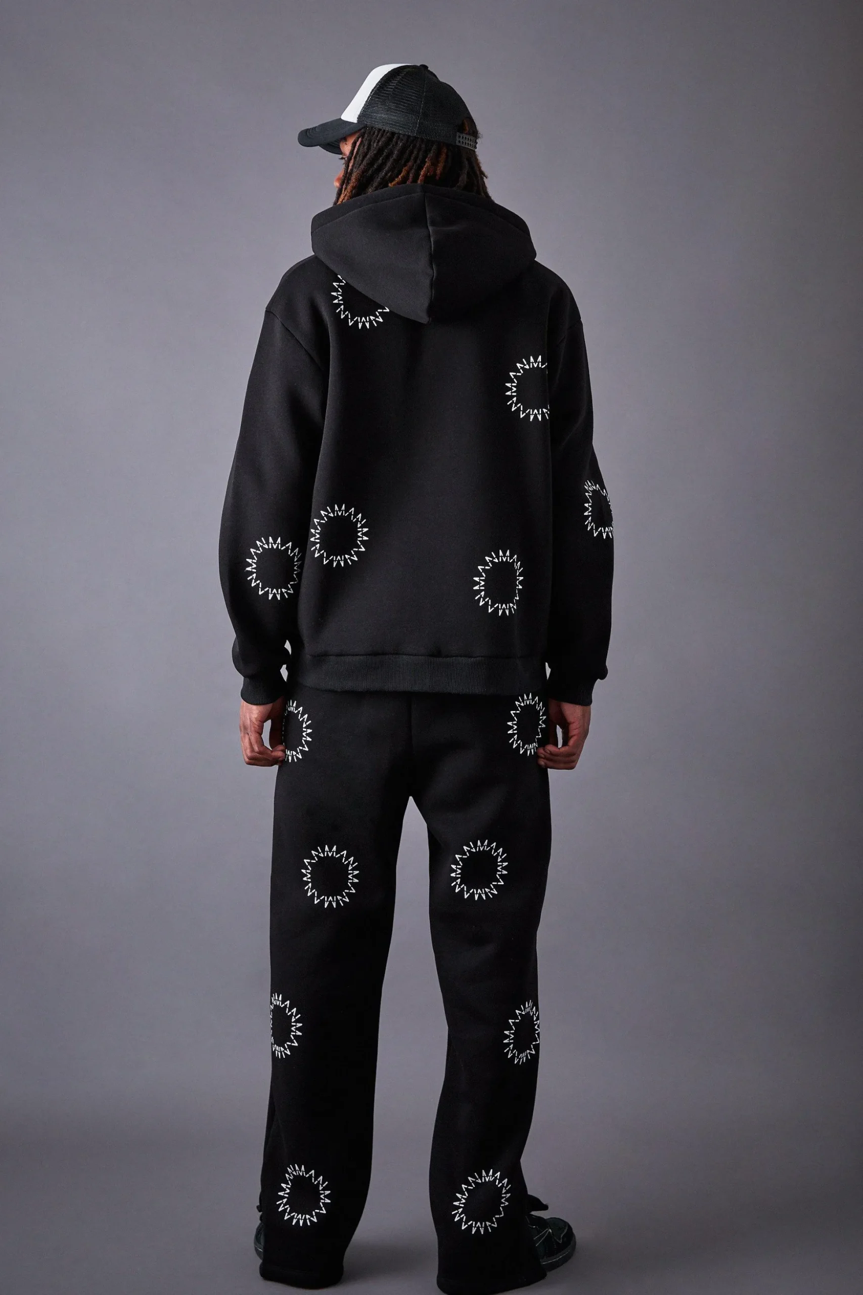 Oversized Zip Through Man Dash Split Hem Tracksuit | BoohooMAN UK