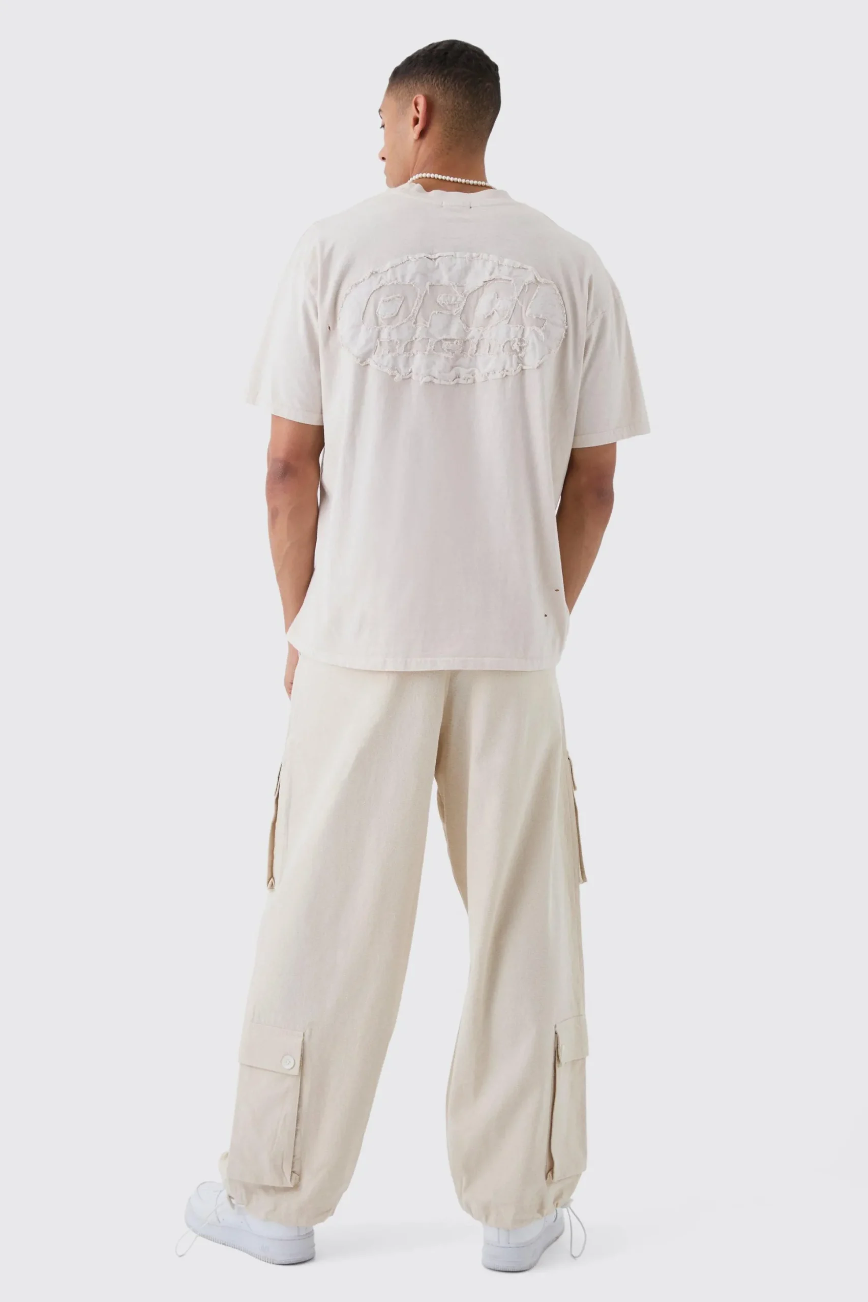 Parachute Ripstop Cargo Trousers | BoohooMAN UK