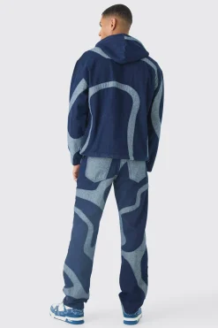 Patchwork Applique Set | BoohooMAN UK