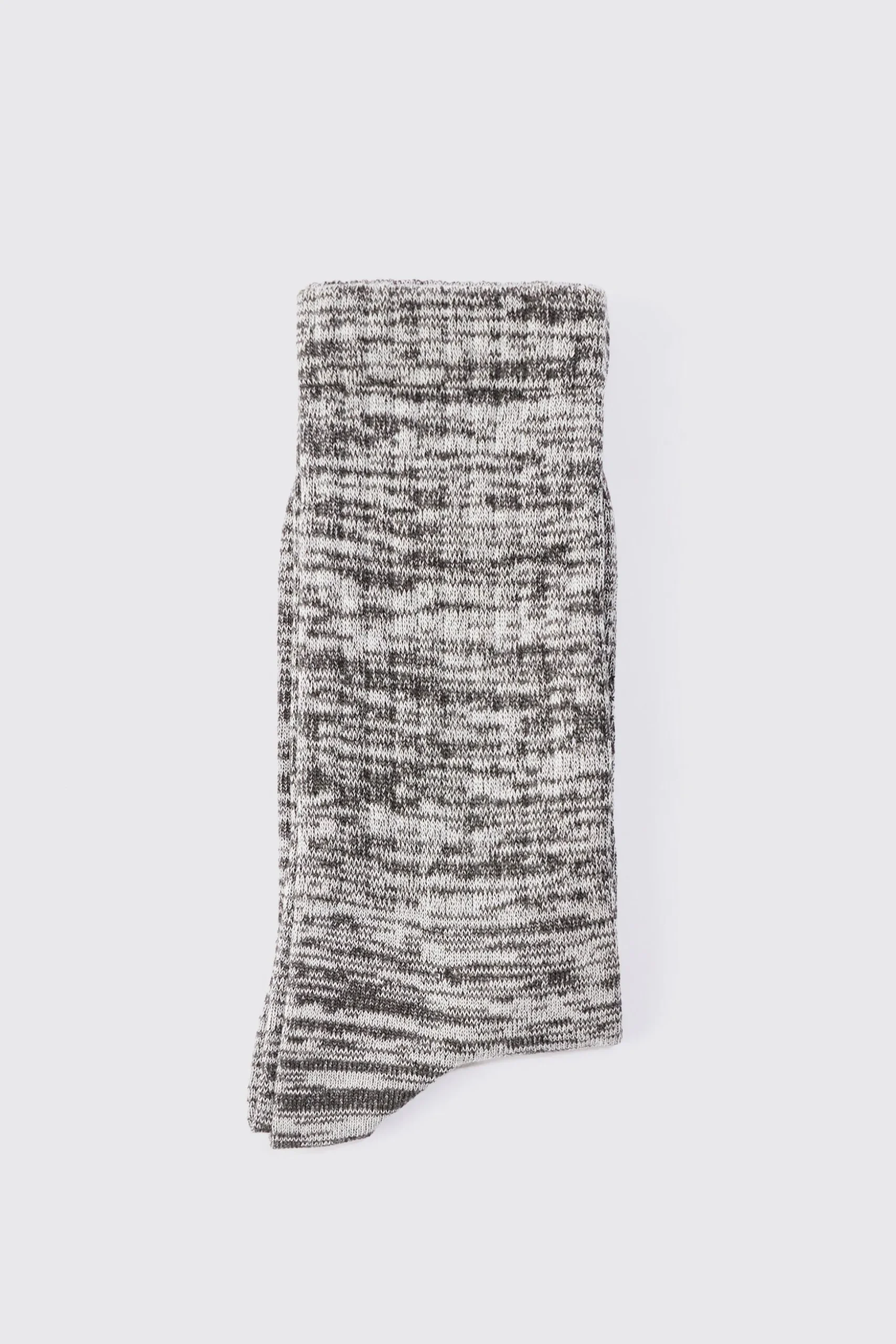 Plain Marl Socks In Grey | BoohooMAN UK