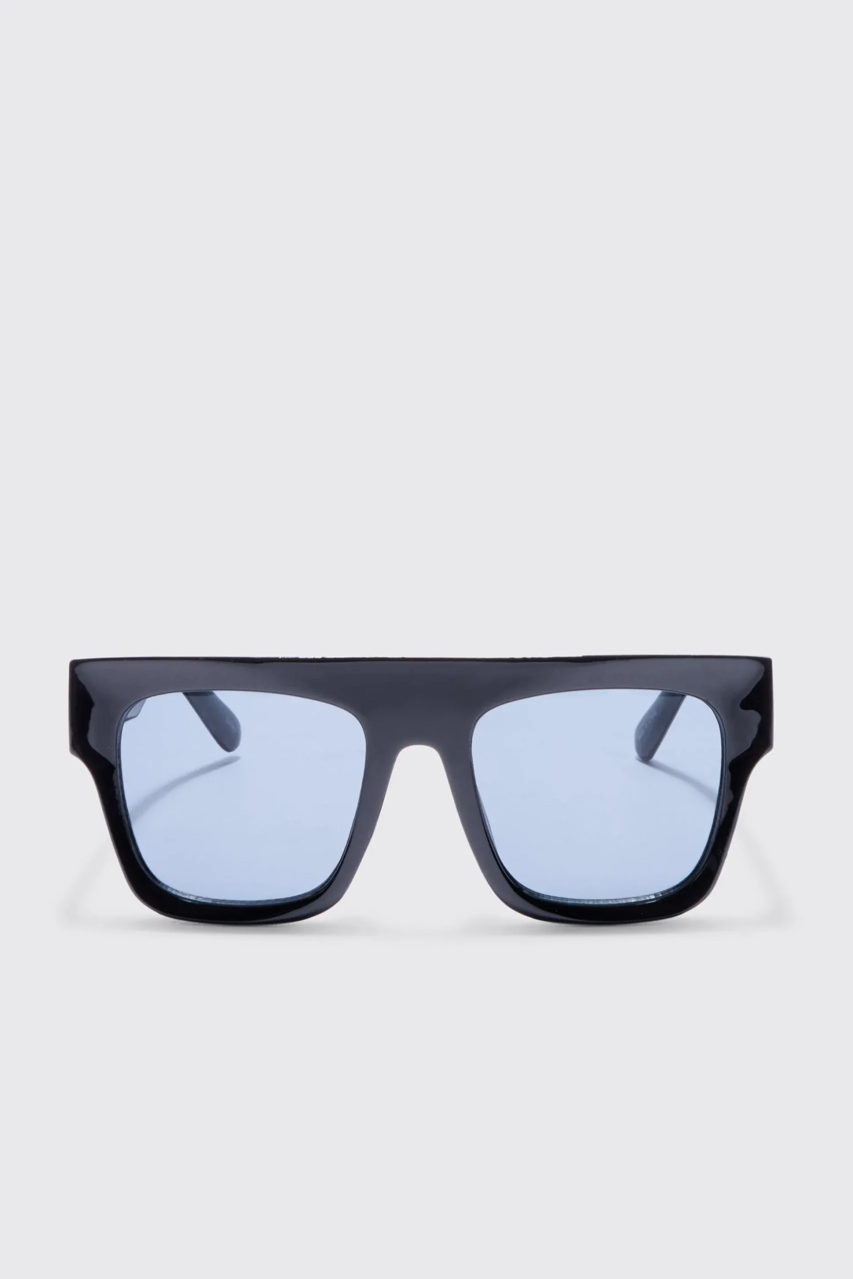 Plastic Sunglasses In Black | BoohooMAN UK