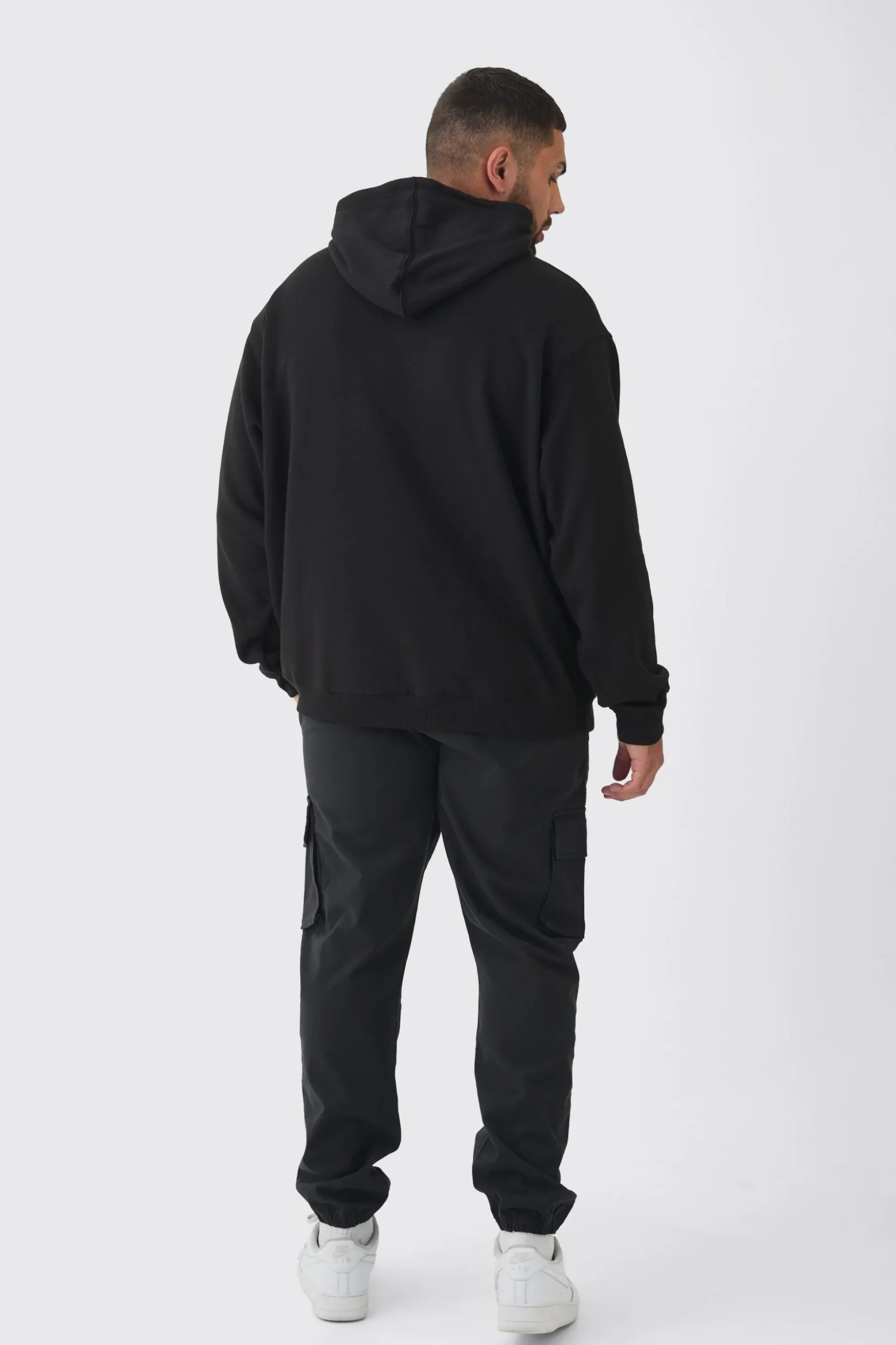 Plus Oversized Aaliyah License Hoodie | BoohooMAN UK