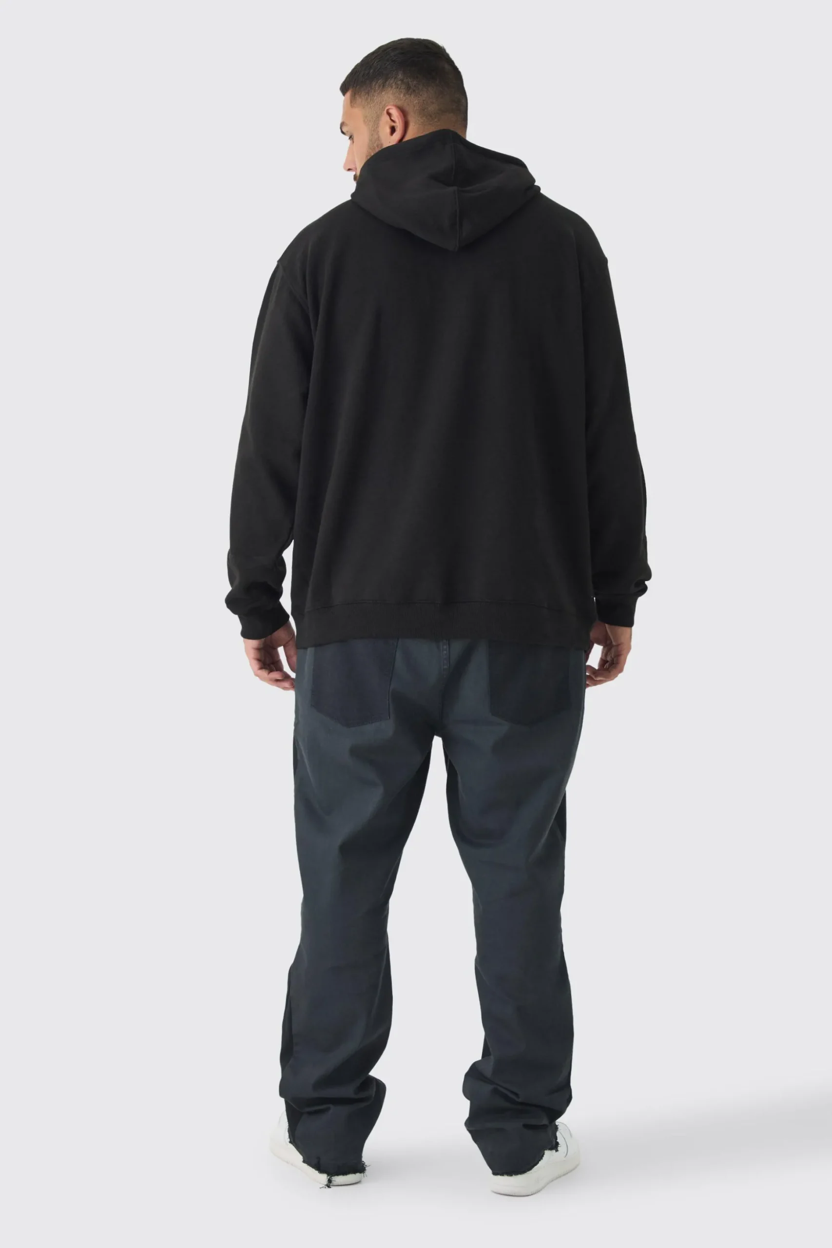 Plus Oversized Korn License Hoodie | BoohooMAN UK