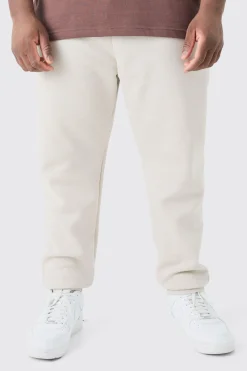 Plus Regular Fit Basic Jogger | BoohooMAN UK