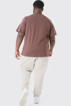 Plus Regular Fit Basic Jogger | BoohooMAN UK