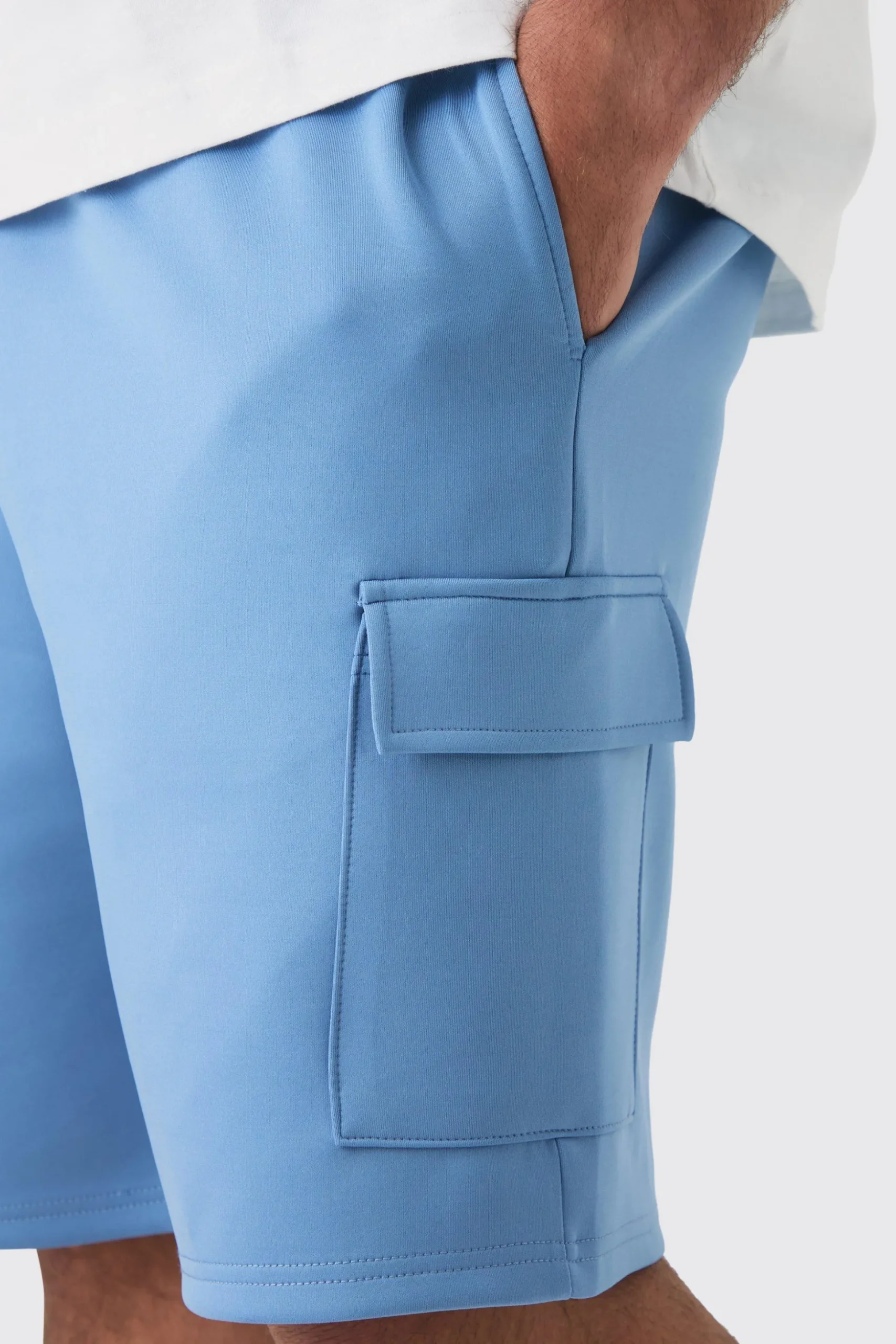Plus Scuba Relaxed Cargo Shorts | BoohooMAN UK