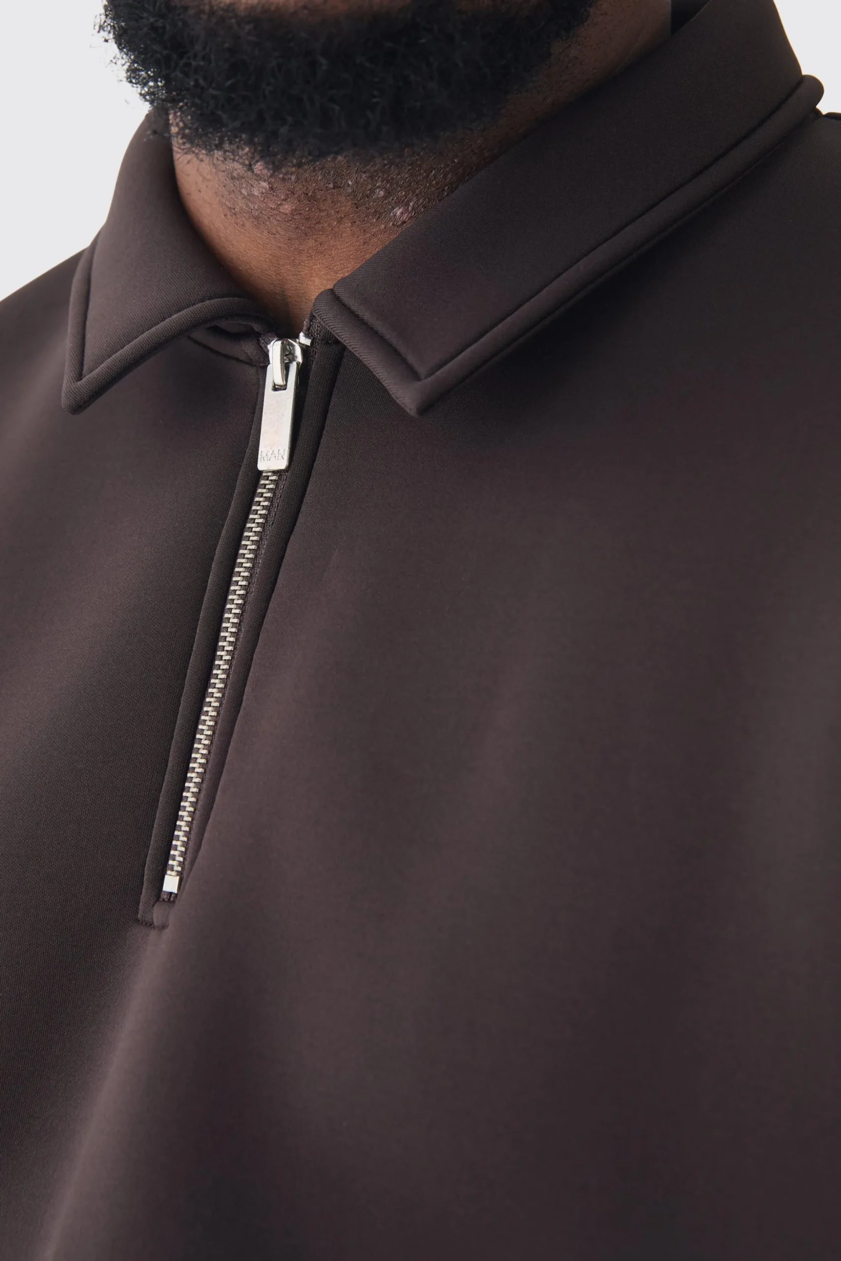 Plus Scuba Rugby Sweat | BoohooMAN UK
