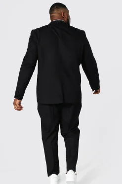 Plus Size Slim Single Breasted Suit Jacket | BoohooMAN UK