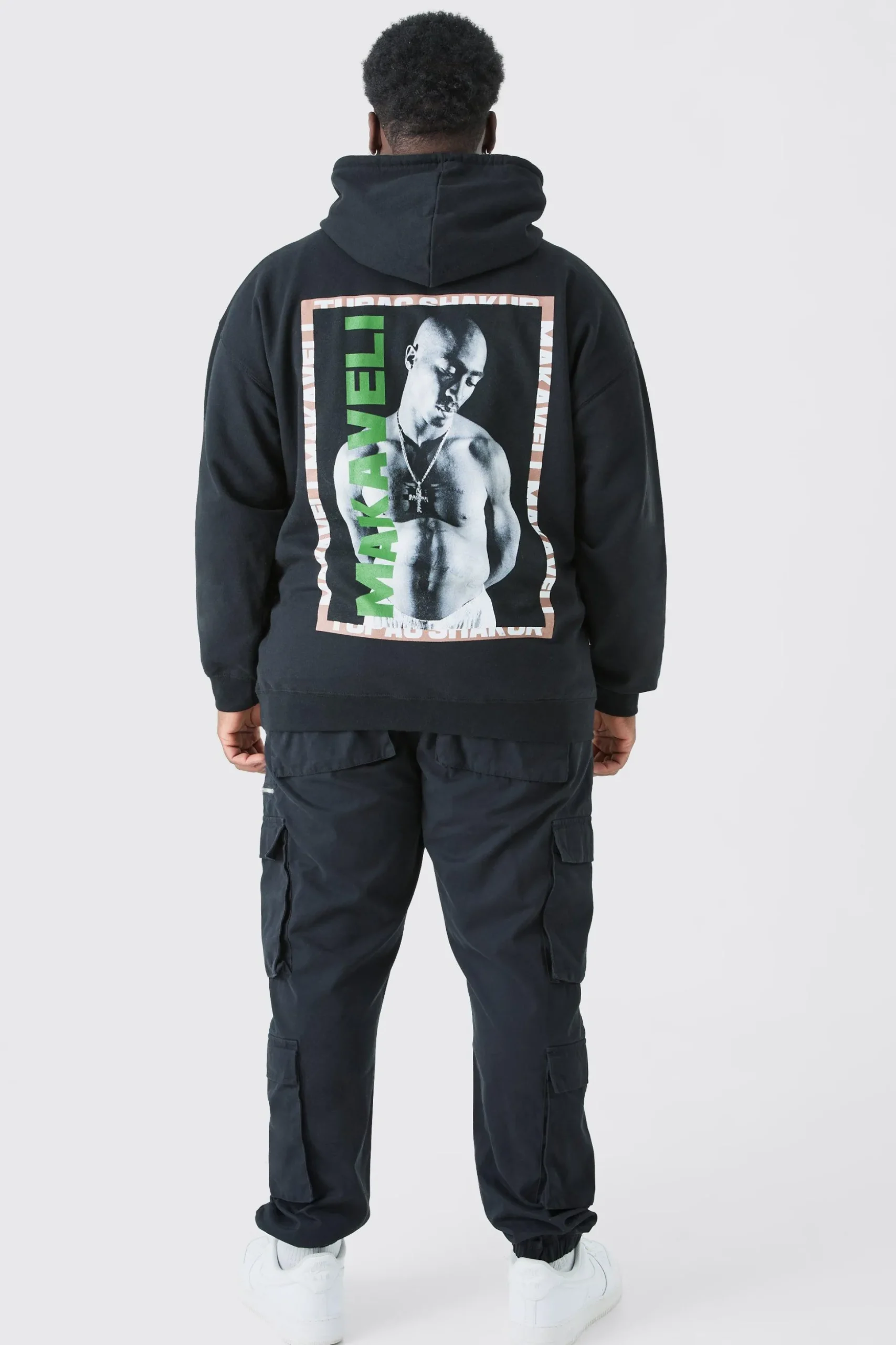 Plus Slim Fit Cuffed Cargo Trousers | BoohooMAN UK