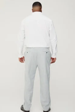 Plus Window Pane Check Skinny Fit Trousers | BoohooMAN UK