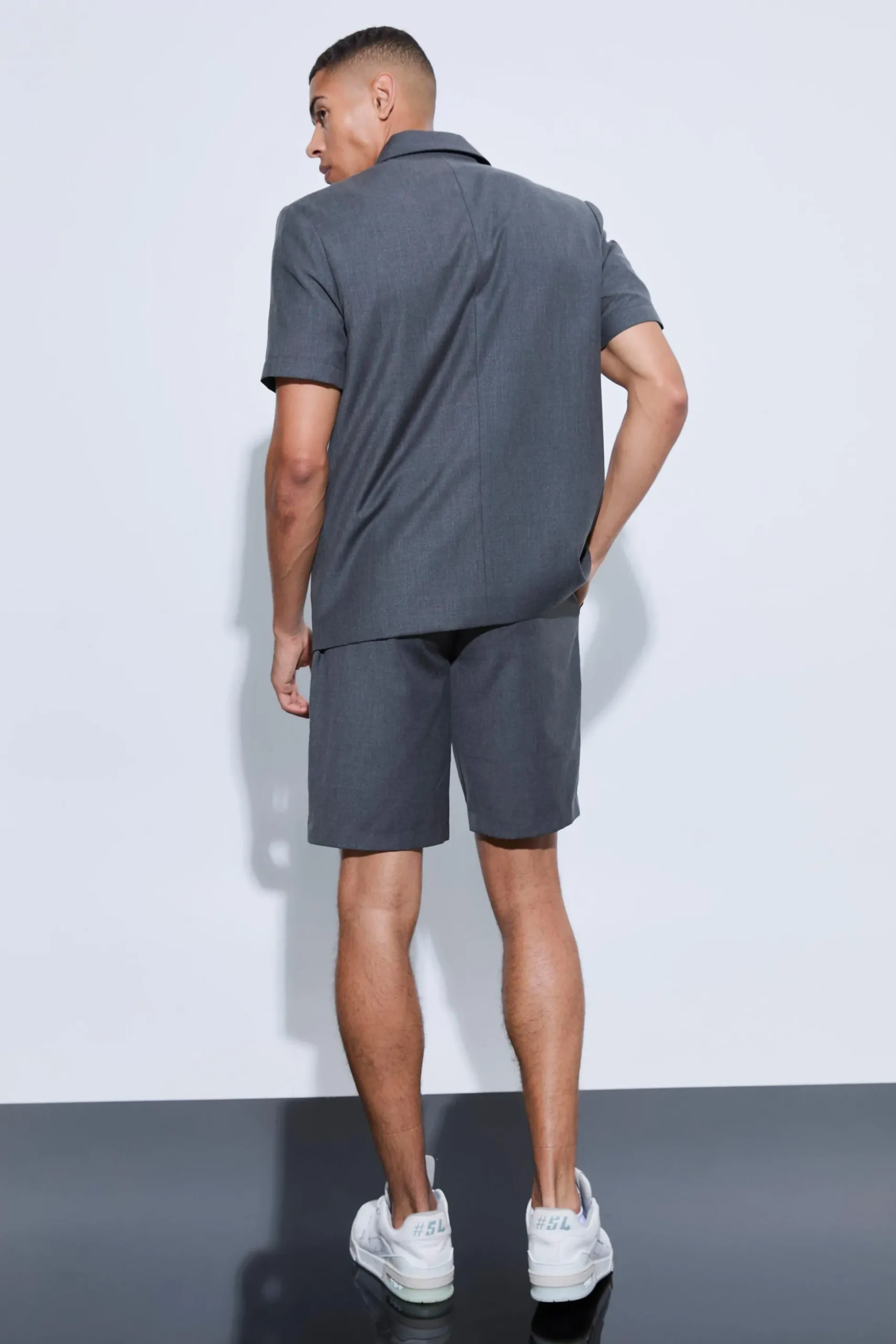 Pocket Detail Tailored Shorts | BoohooMAN UK