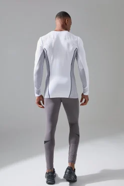 P-Star Active Base Layer Leggings With Star Print | BoohooMAN UK
