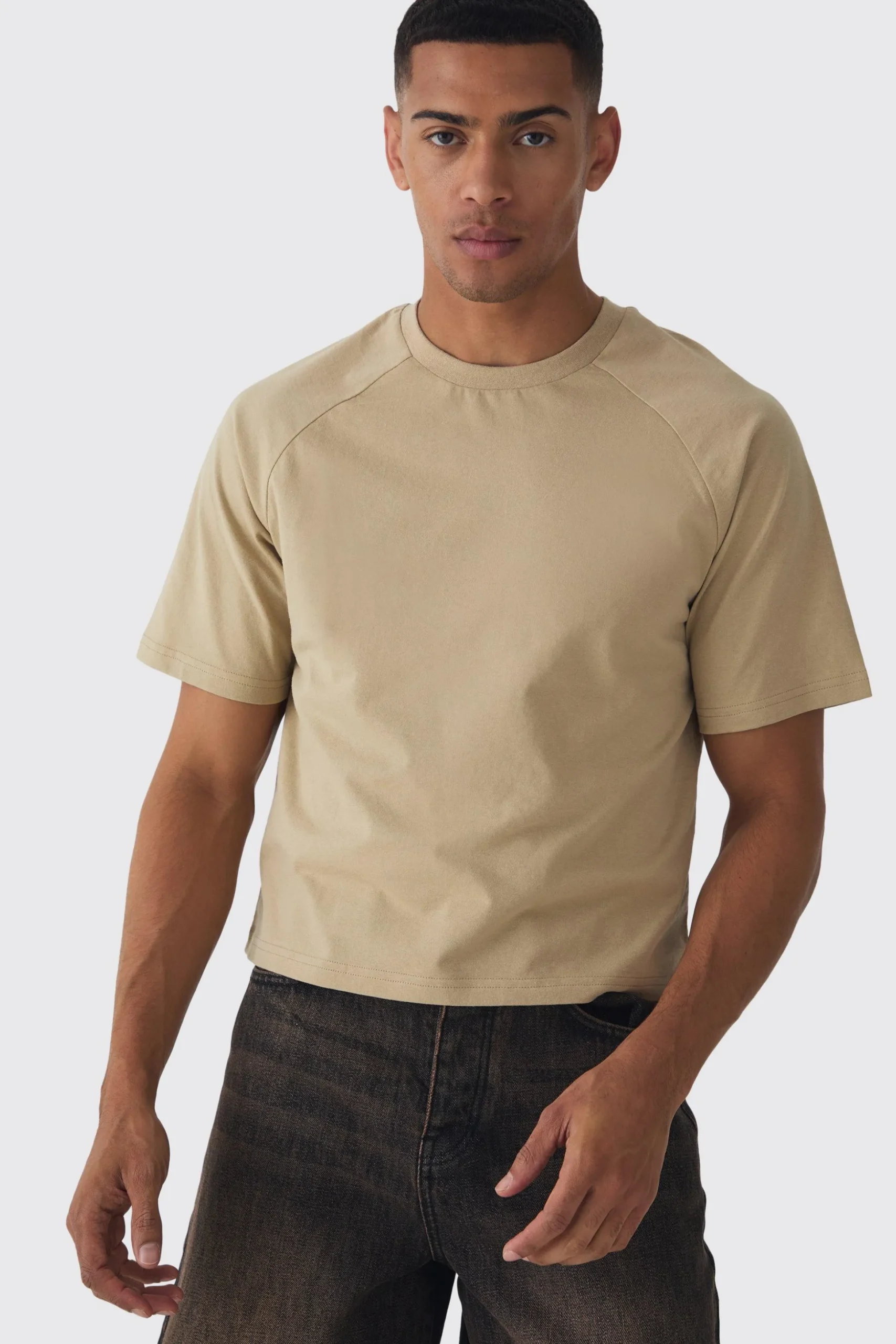 Raglan Sleeve Baby T-shirt | BoohooMAN UK