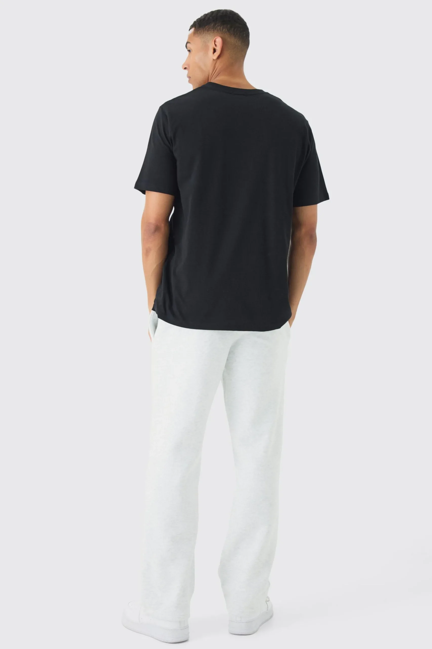 Regular Fit Champs Print T-Shirt | BoohooMAN UK