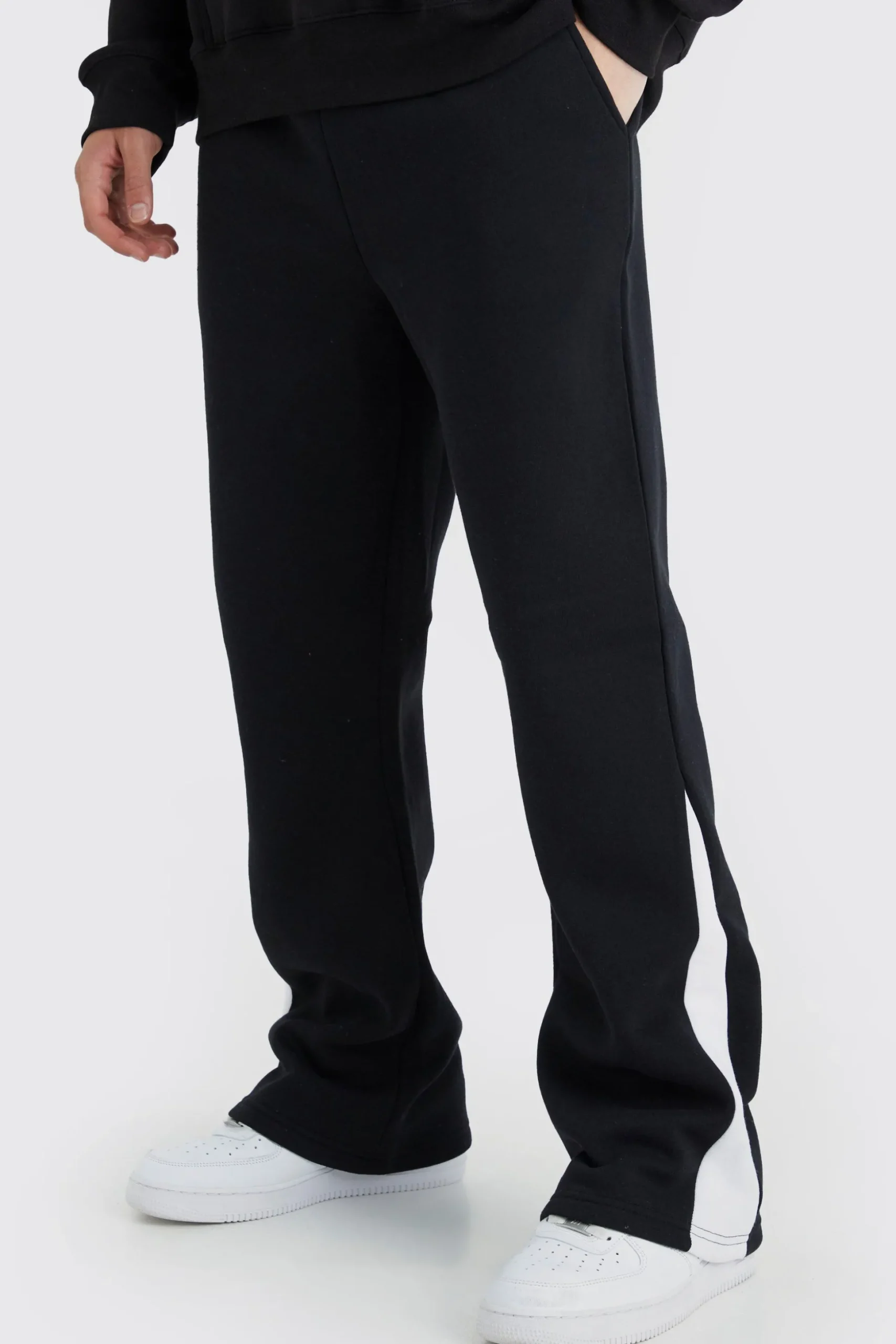 Regular Fit Gusset Joggers | BoohooMAN UK
