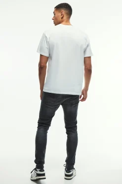 Regular Fit Paris Line Drawn Graphic T-Shirt | BoohooMAN UK