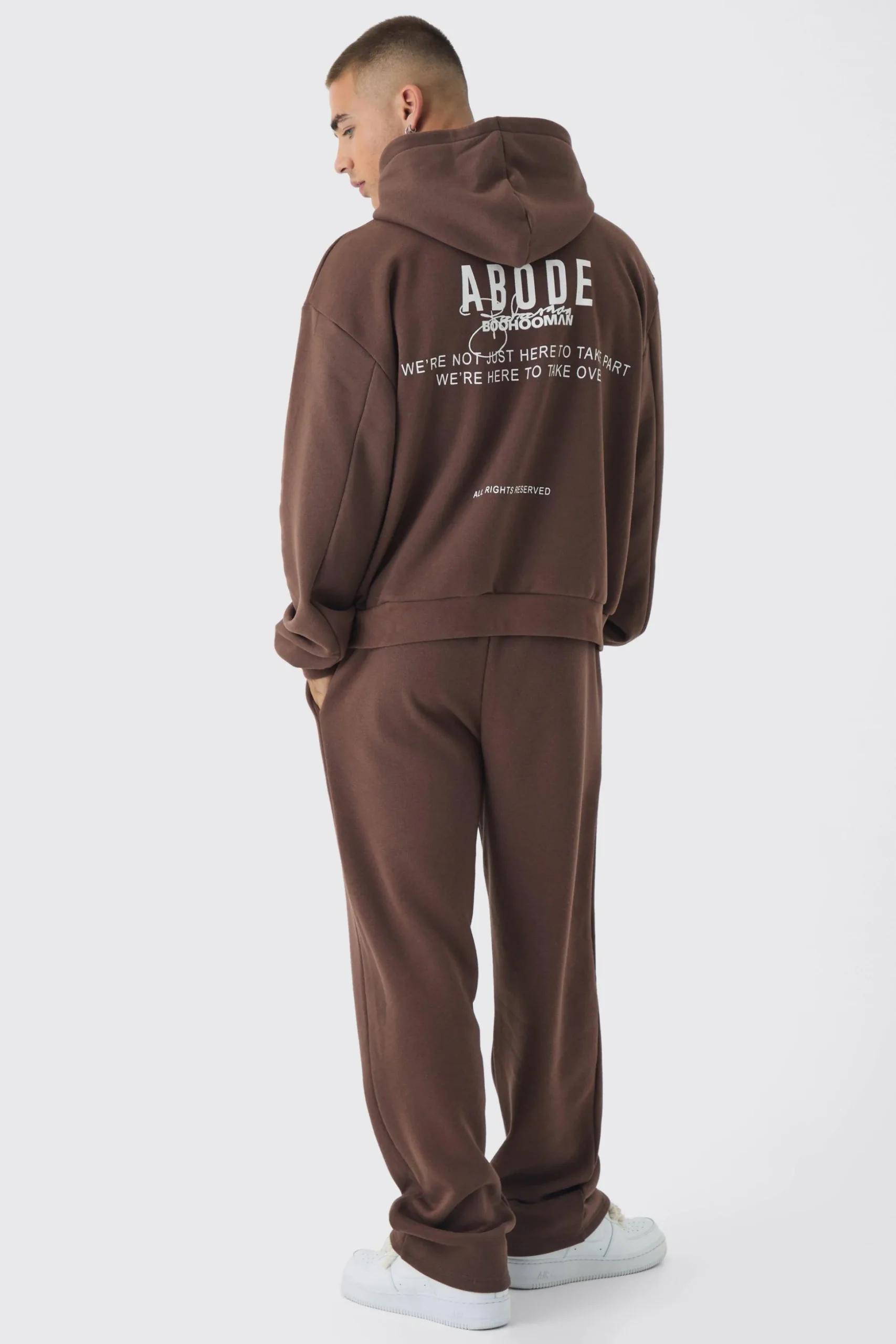 Relaxed ABODE Jogger | BoohooMAN UK