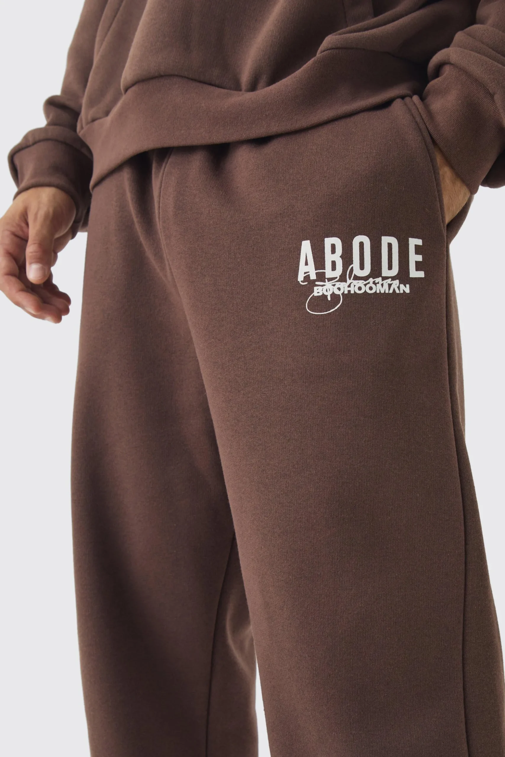 Relaxed ABODE Jogger | BoohooMAN UK