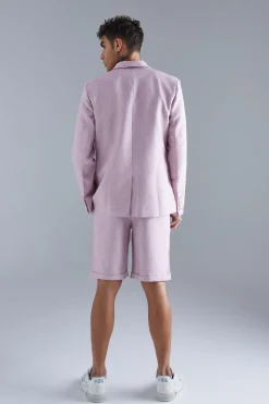 Relaxed Double Breasted Suit Jacket | BoohooMAN UK