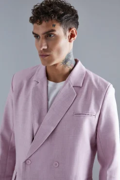 Relaxed Double Breasted Suit | BoohooMAN UK