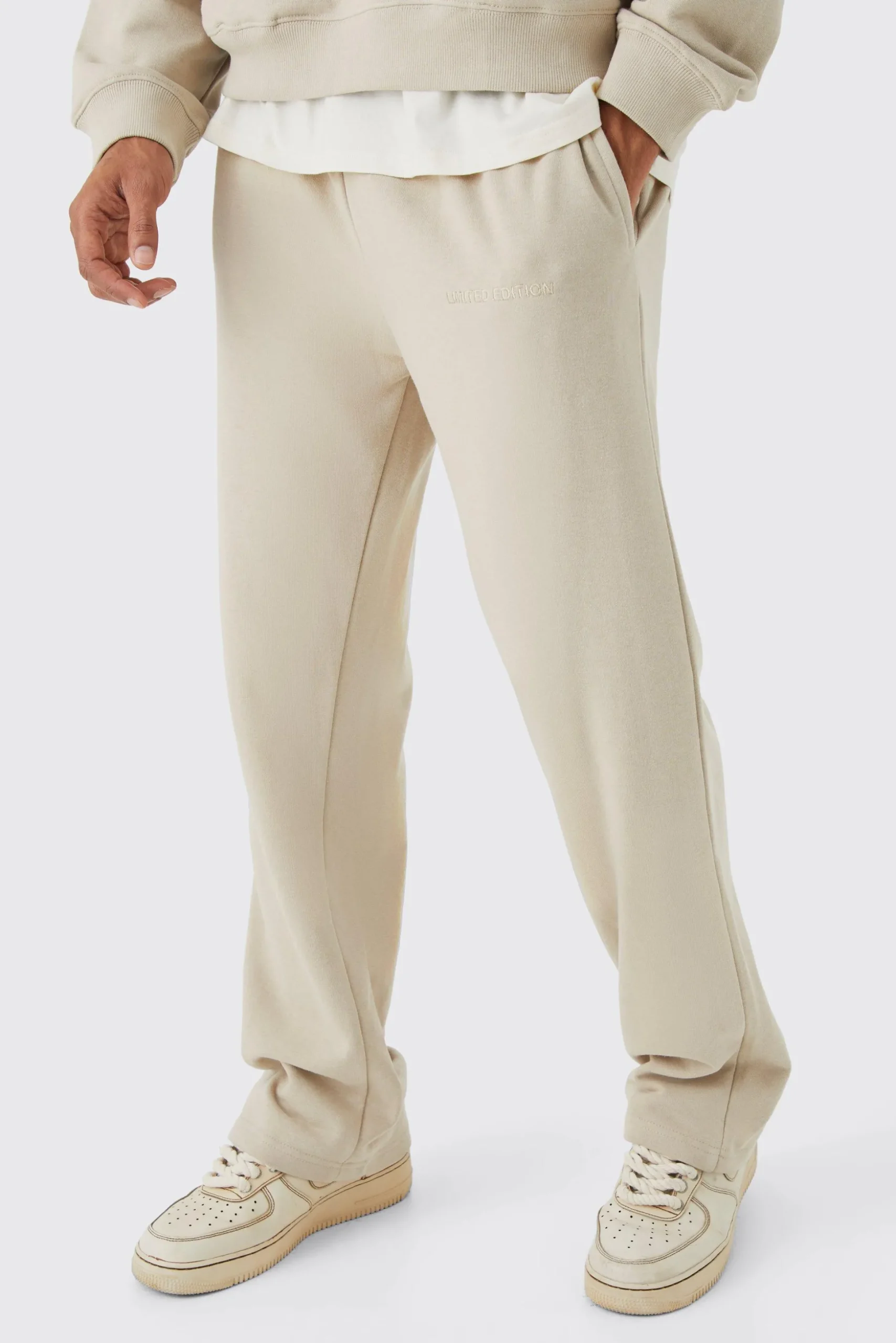 Relaxed Fit Loopback Jogger | BoohooMAN UK