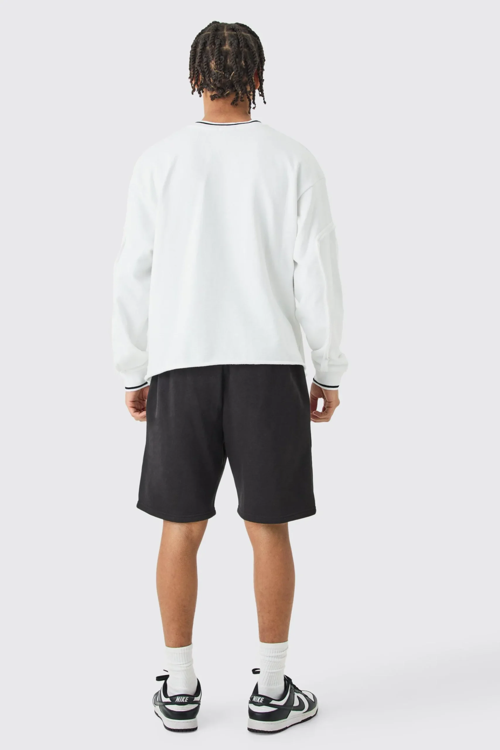 Relaxed Fit Ofcl Applique Short | BoohooMAN UK