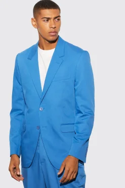Relaxed Fit Single Breasted Suit Jacket | BoohooMAN UK