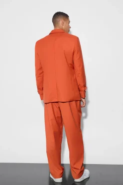 Relaxed Fit Suit Trousers | BoohooMAN UK
