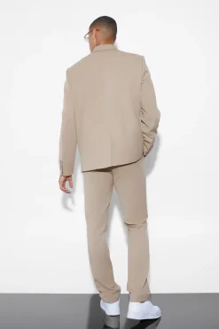 Relaxed Fit Wrap Suit | BoohooMAN UK