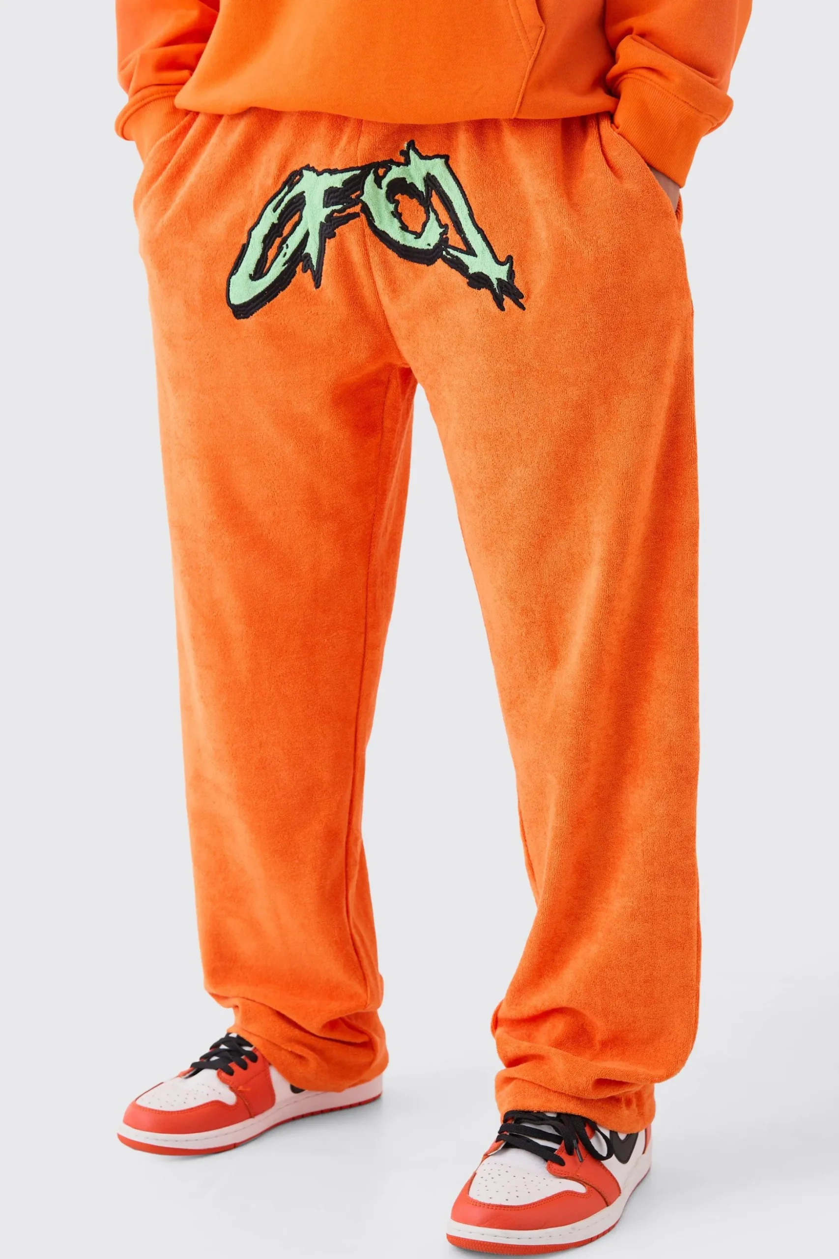 Relaxed Ofcl Towelling Jogger | BoohooMAN UK