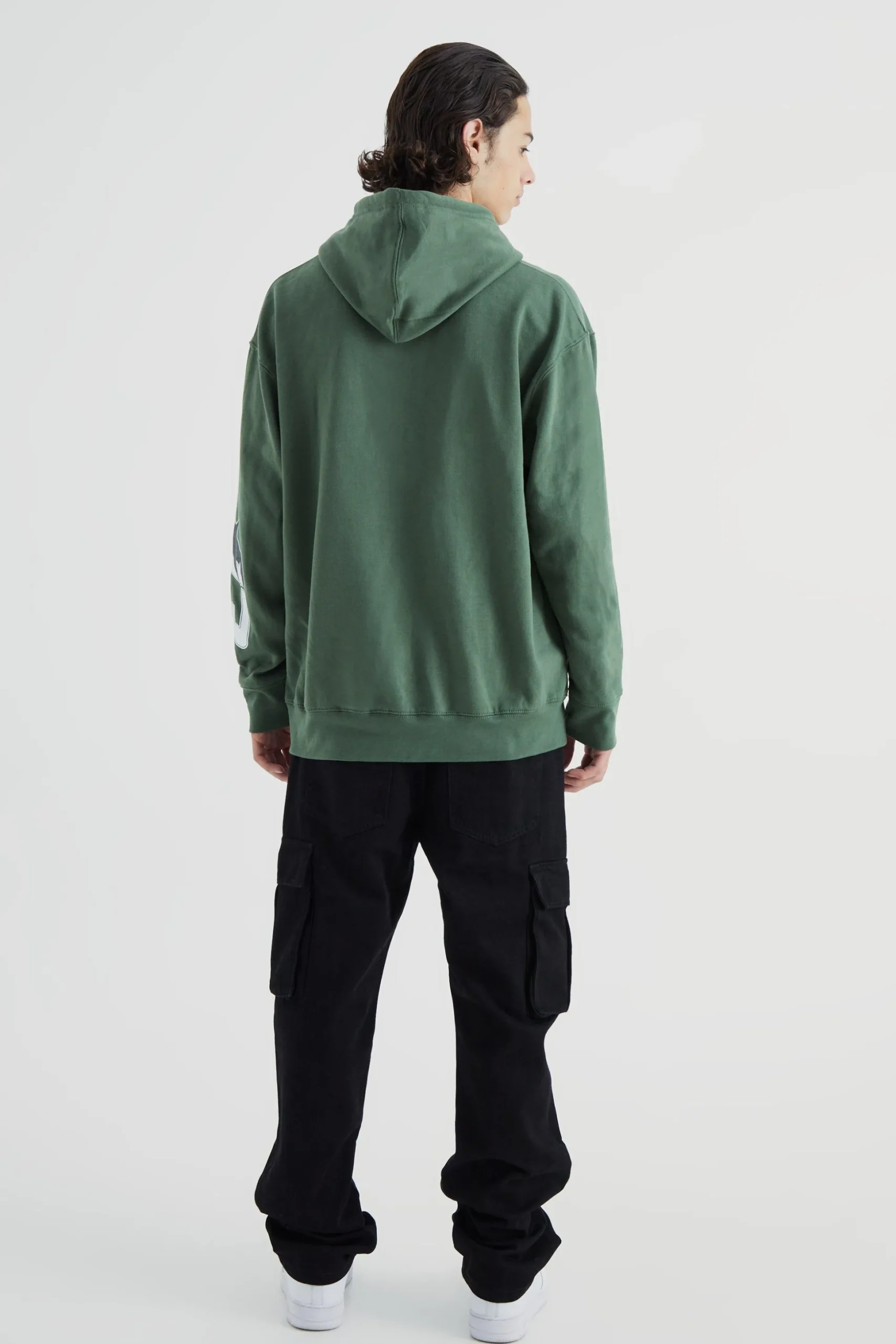 Relaxed Rigid Cargo Jeans | BoohooMAN UK