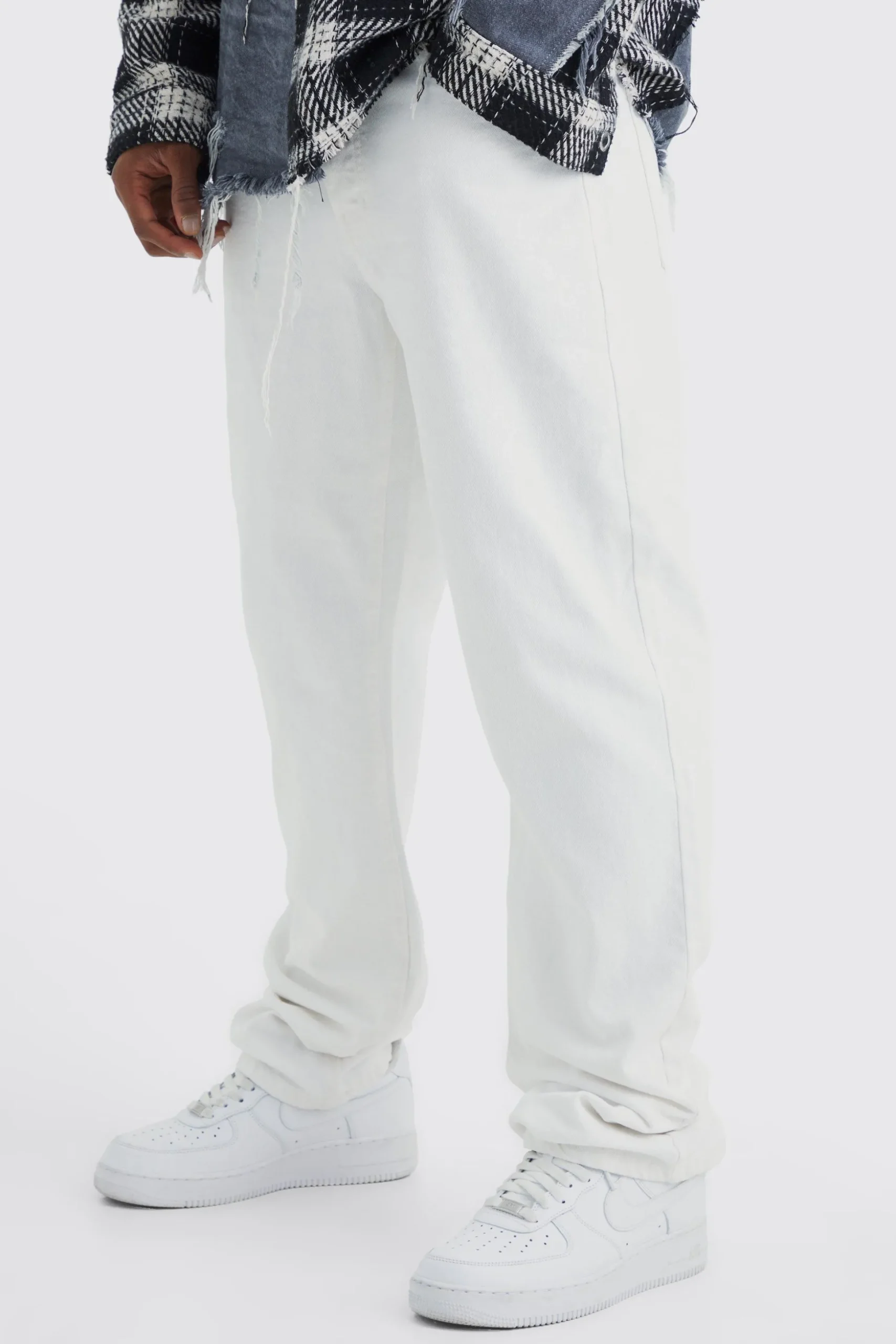 Relaxed Rigid Jean | BoohooMAN UK