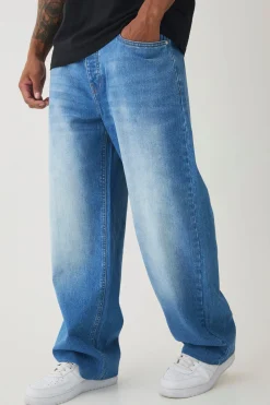 Relaxed Rigid Jeans | BoohooMAN UK