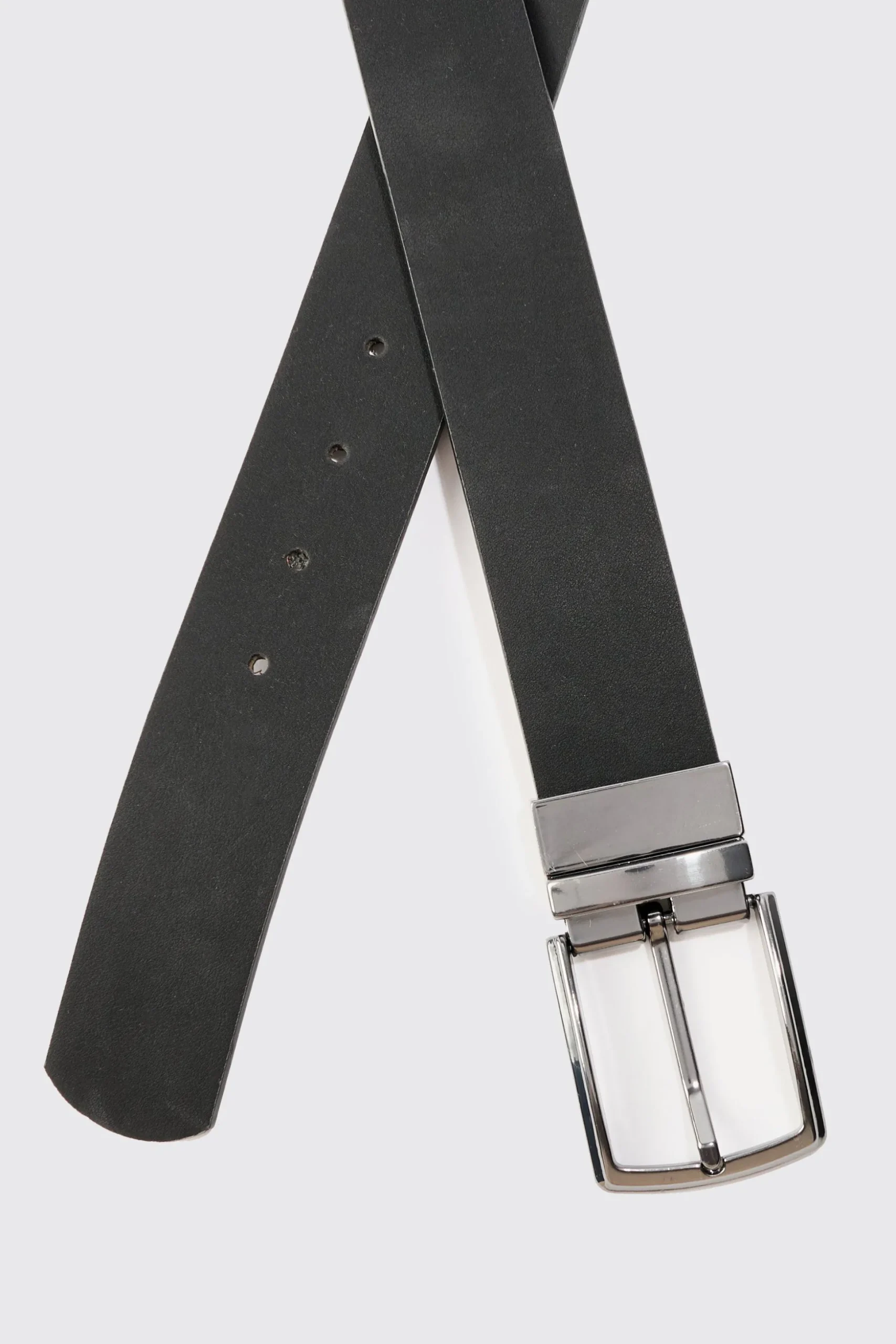Reversible Belt In Brown | BoohooMAN UK